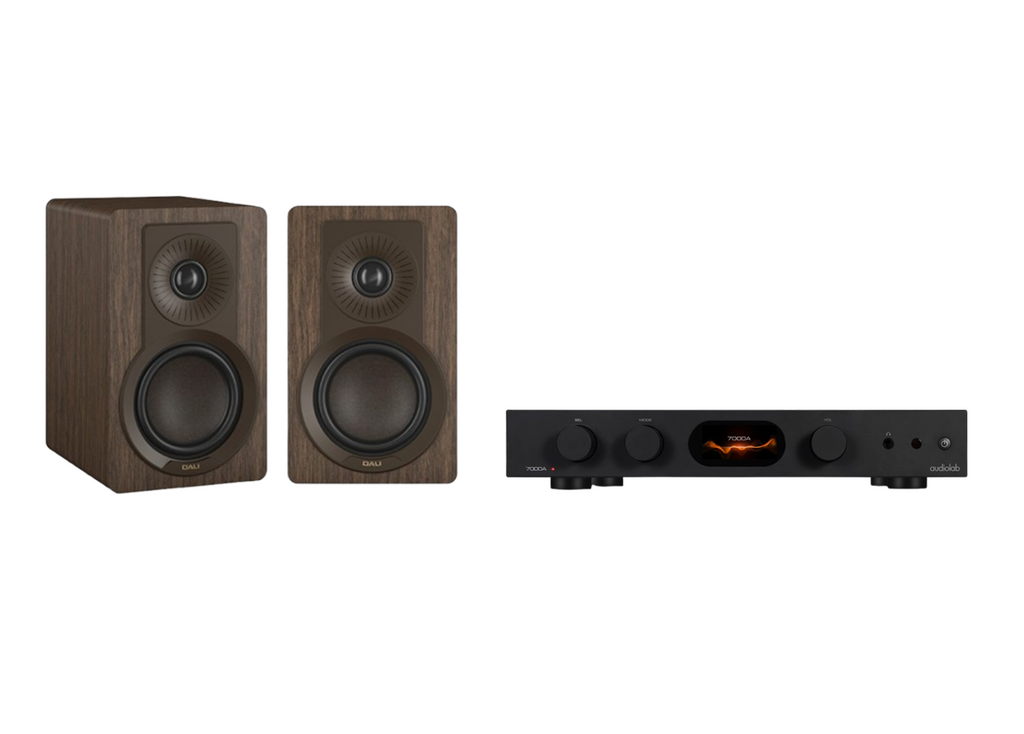 Audiolab 7000A - Integrated Stereo Amplifier + Dali Kupid Speakers Package and 5 metres Classic 79 Strand