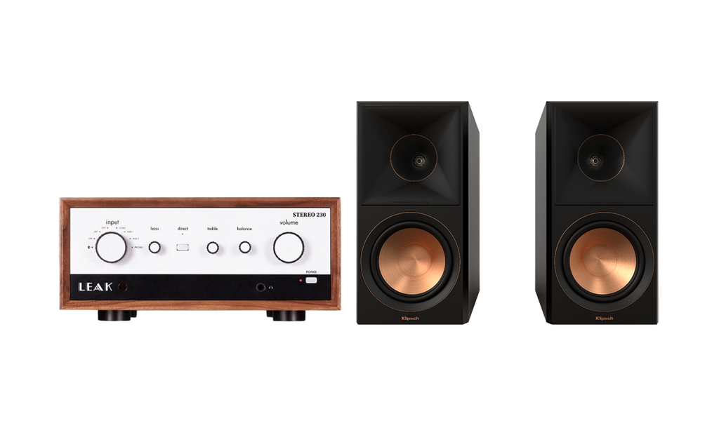 LEAK Stereo 230 Integrated Amplifier + Klipsch RP-600M II Speaker