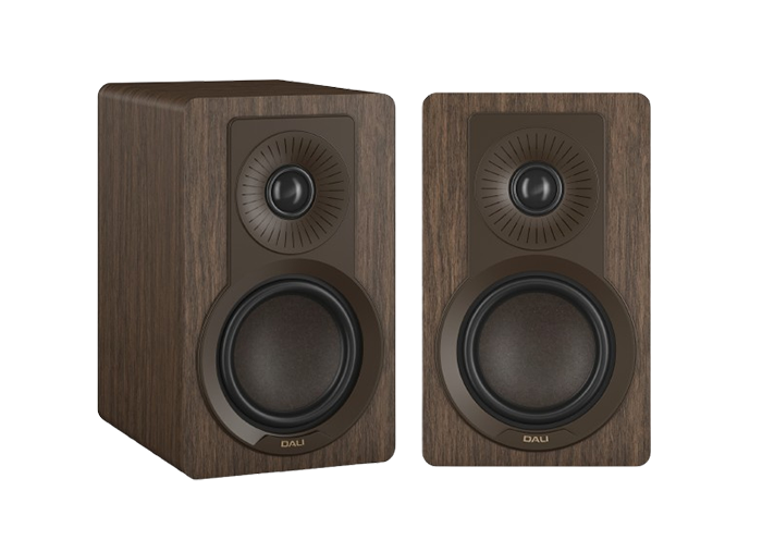 Dali KUPID Compact Bookshelf Speakers - Dark Walnut