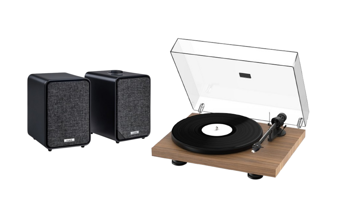 Pro-Ject T1 Evo Turntable x Ruark MR1 MK3 Speaker System Bundle