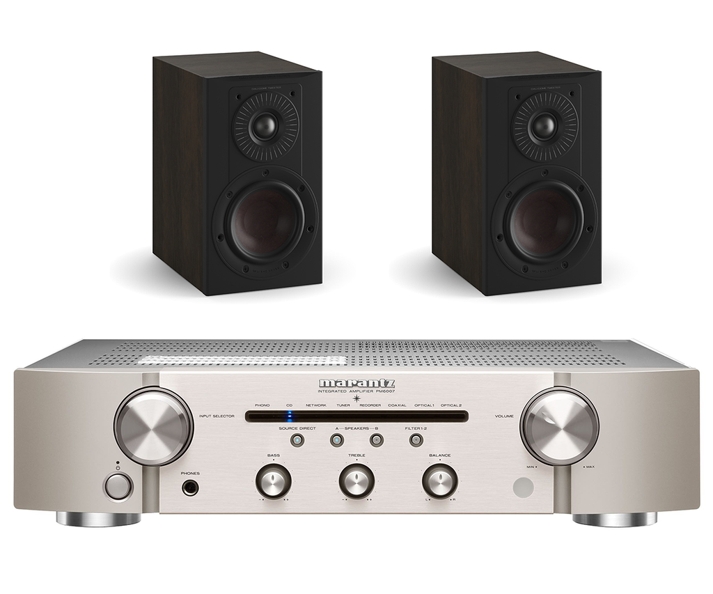 Marantz PM6007 Integrated Amplifier With Digital Input + Dali Opticon 1 Mk2 Stand Mount Speakers