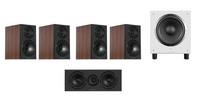 Wharfedale Diamond 12.1i HCP 5.1 Home Cinema Pack - Walnut with SW-10 Subwoofer