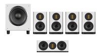 Wharfedale Evo 5.1 Surround Sound Bundle – White with SW-10 Subwoofer – White