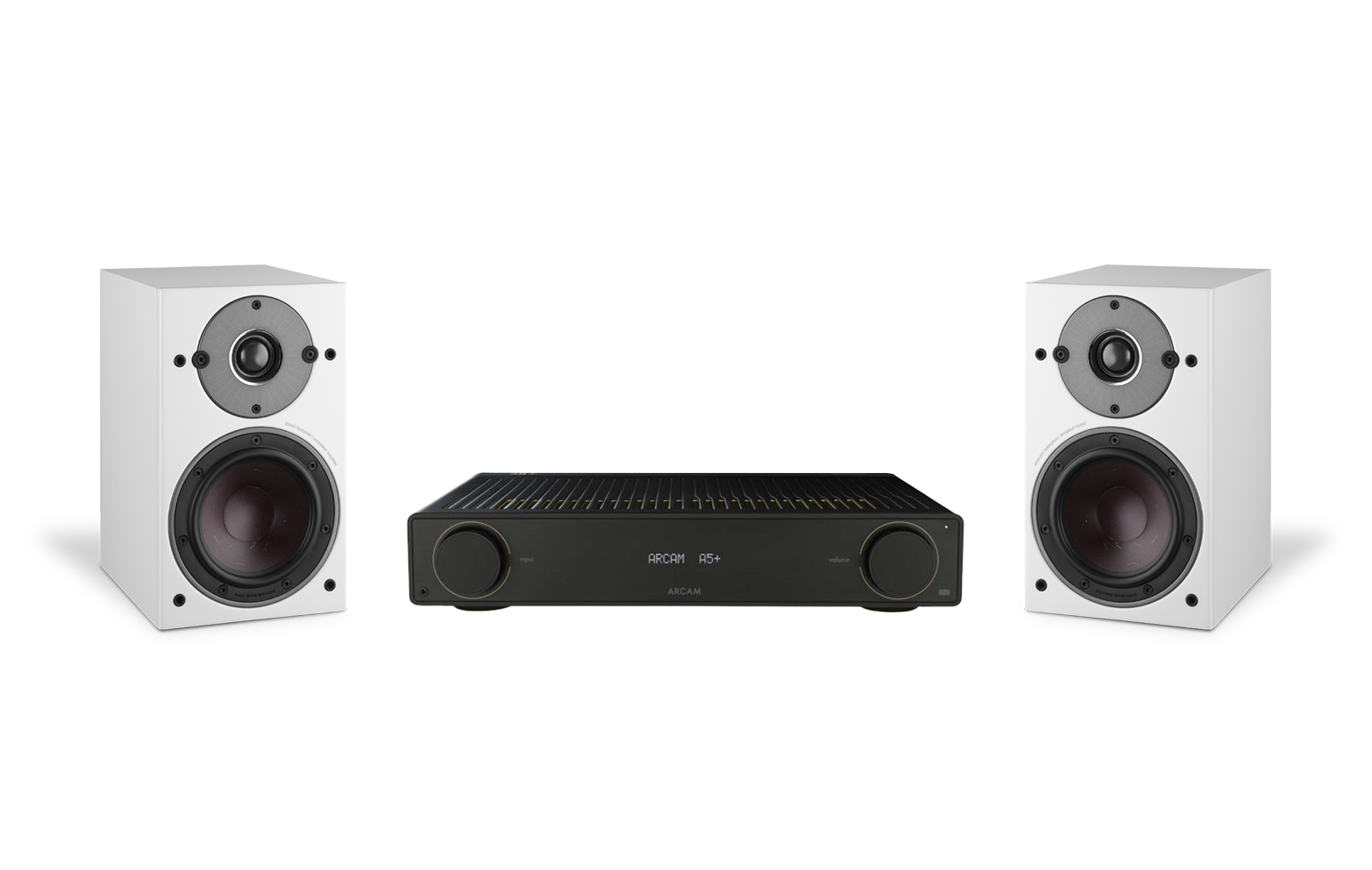ARCAM A5+ Integrated Amplifier + Dali Oberon 1 Speakers Package and 5 metres Classic 79 Strand