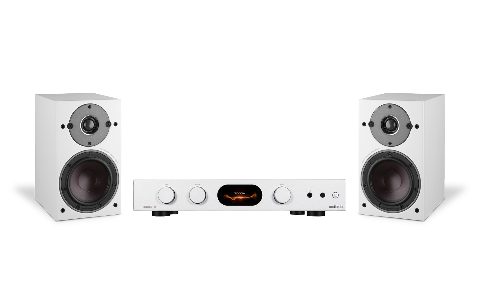 Audiolab 7000A Integrated Amplifier + Dali Oberon 1 Speakers Package and 5 metres Classic 79 Strand