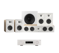 JBL MA510 5.2 8K HDMI 2.1 AV Receiver + JBL Stage 240B 5.1 Speaker Package with 200P 10” Subwoofer