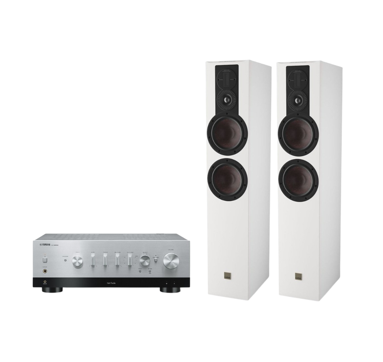 Yamaha R-N1000A Network Receiver Amplifier + Dali Opticon 6 Mk2 Floor Standing Speakers