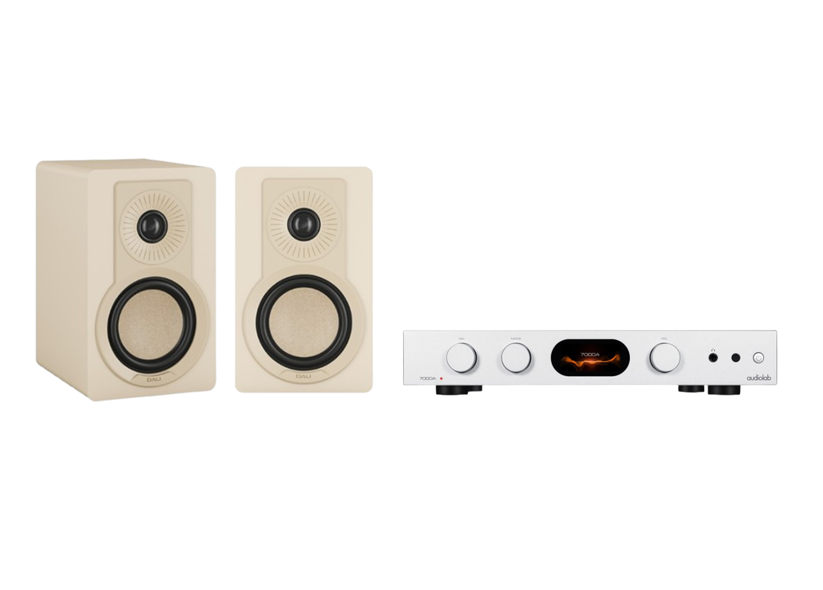 Audiolab 7000A - Integrated Stereo Amplifier + Dali Kupid Speakers Package and 5 metres Classic 79 Strand