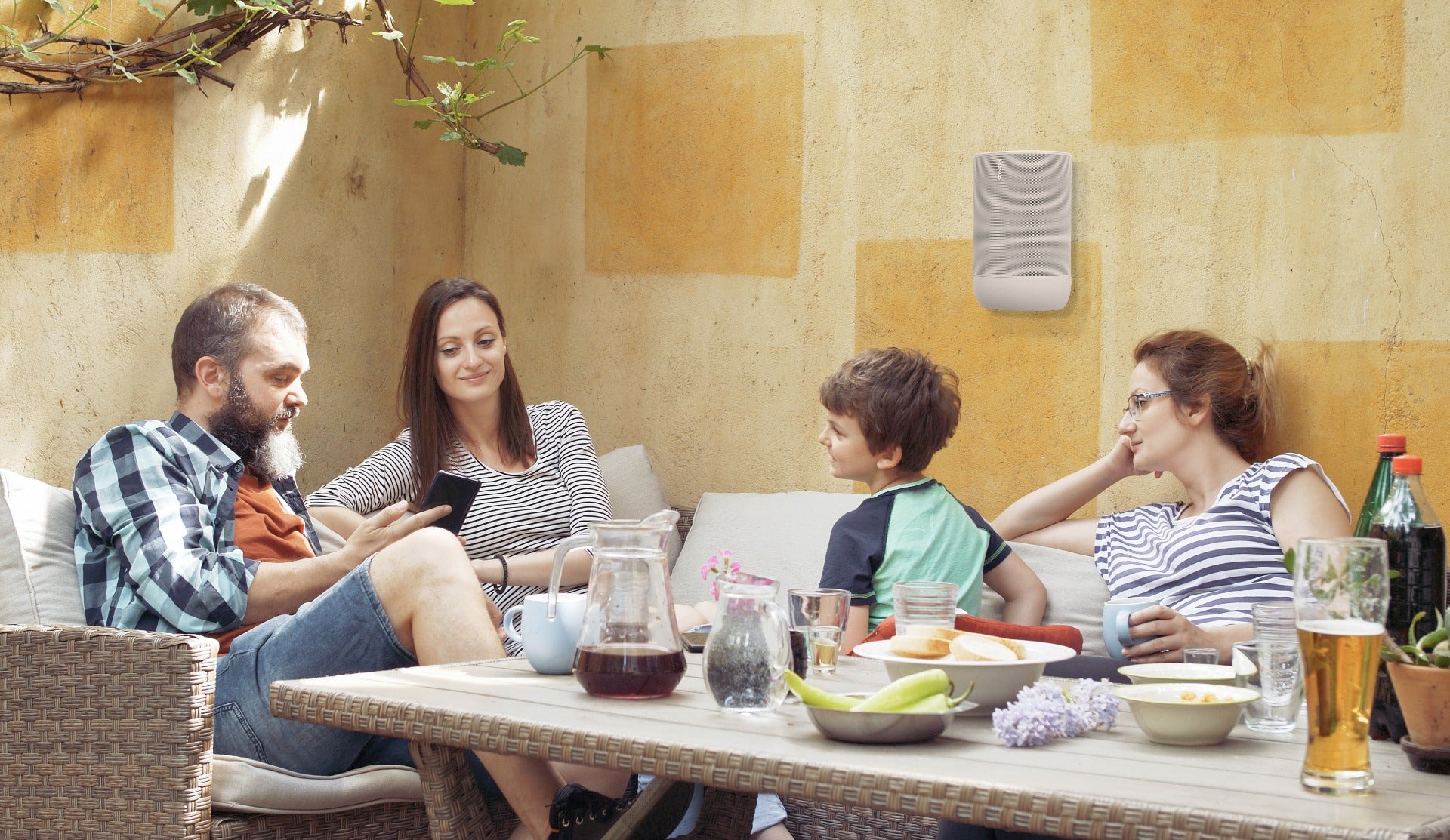 Mountson Wall Mount for Sonos Move - White