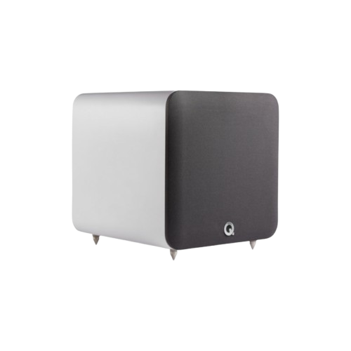 Q Acoustics 3010C 5.1 Cinema Pack – Claro Walnut with Q SUB80 8" Subwoofer – Satin White