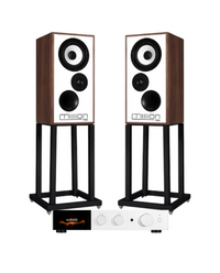 Audiolab 9000A & Mission 700 Bookshelf Speakers with Stands