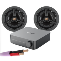 WiiM AMP + X2 Monitor Audio C165 - In Ceiling Speaker