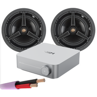 WiiM AMP + X2 Monitor Audio C180 - In Ceiling Speaker