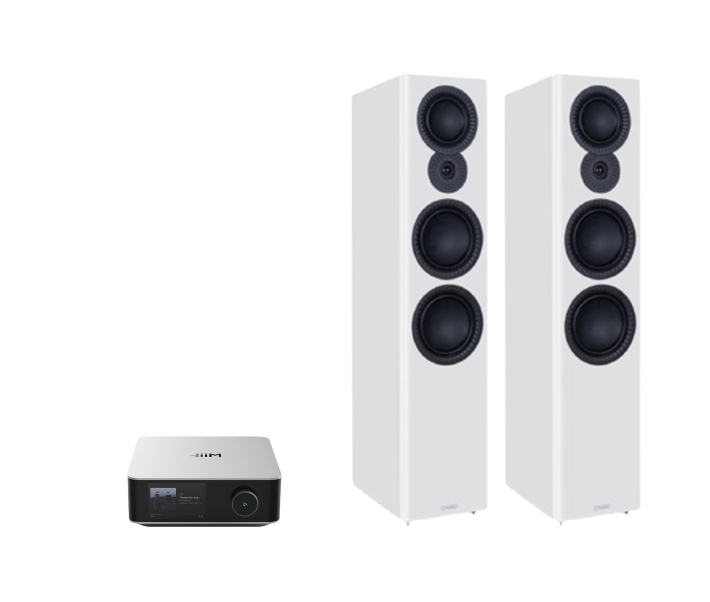 WiiM AMP Ultra Network Stereo Amplifier + Mission LX-6 MKII Floor Standing Speakers Package and 5 metres Classic 79 Strand