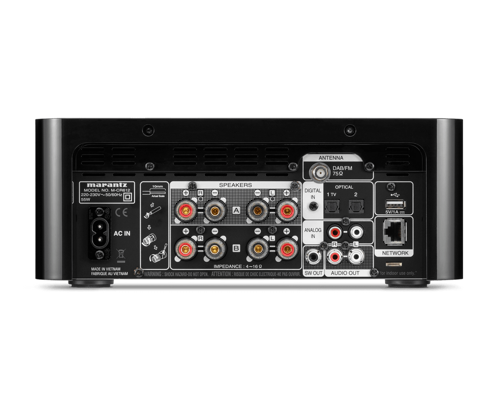 Marantz Melody X (M-CR612) - All in One Wireless Music System - Black