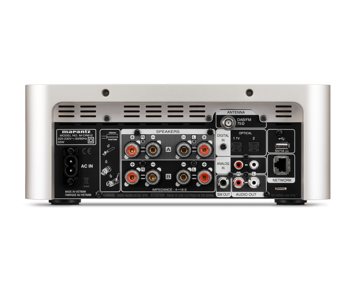 Marantz Melody X (M-CR612) - All in One Wireless Music System - Silvergold