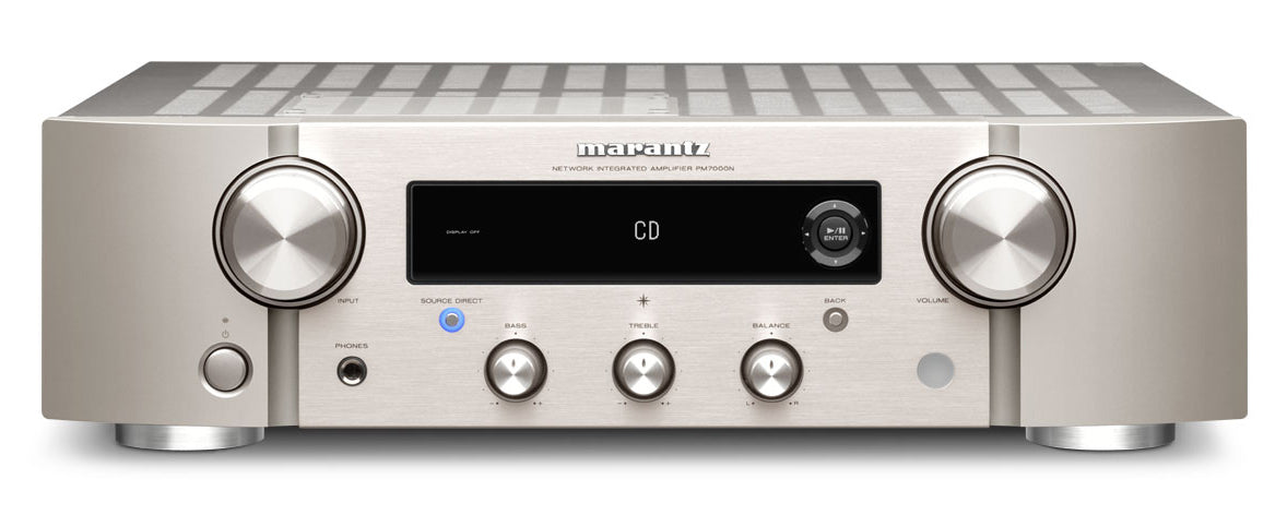 Marantz PM7000N - Integrated Stereo Amplifier with HEOS Built-in - Silvergold