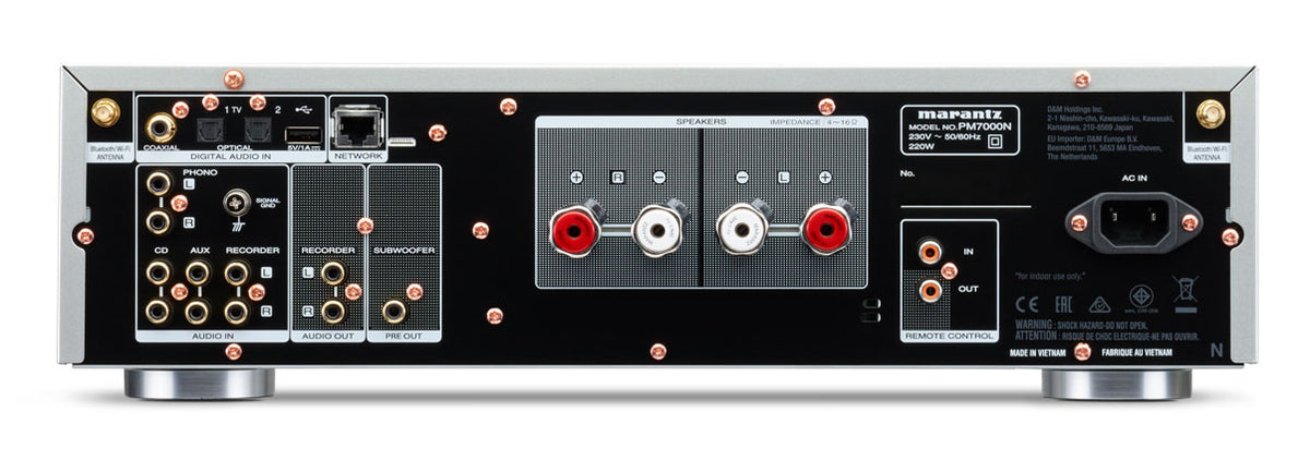 Marantz PM7000N - Integrated Stereo Amplifier with HEOS Built-in - Silvergold