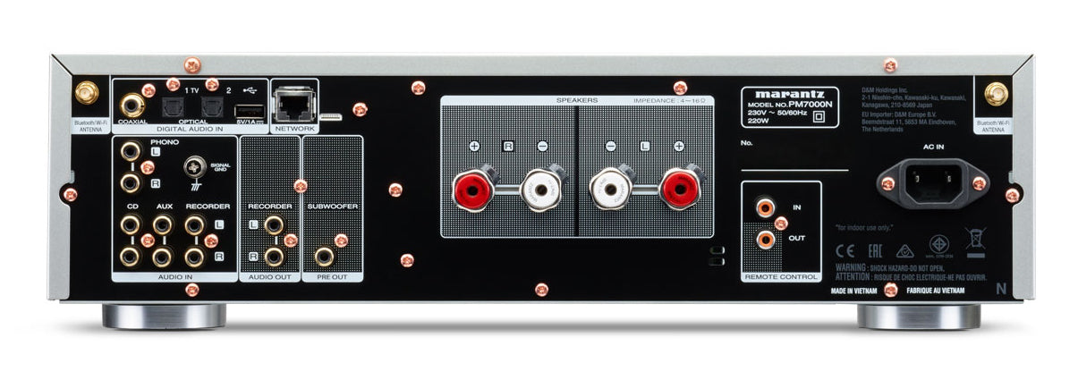 Marantz PM7000N - Integrated Stereo Amplifier with HEOS Built-in - Silvergold