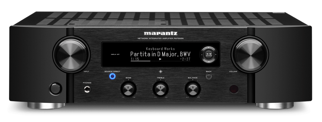 Marantz PM7000N - Integrated Stereo Amplifier with HEOS Built-in - Black