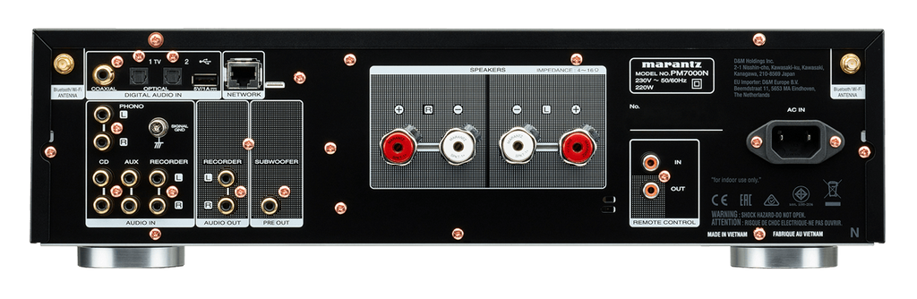 Marantz PM7000N - Integrated Stereo Amplifier with HEOS Built-in - Black