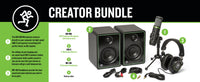 Mackie Creator Bundle - Home / Studio Recording Bundle including Mic, Headphones & Speakers
