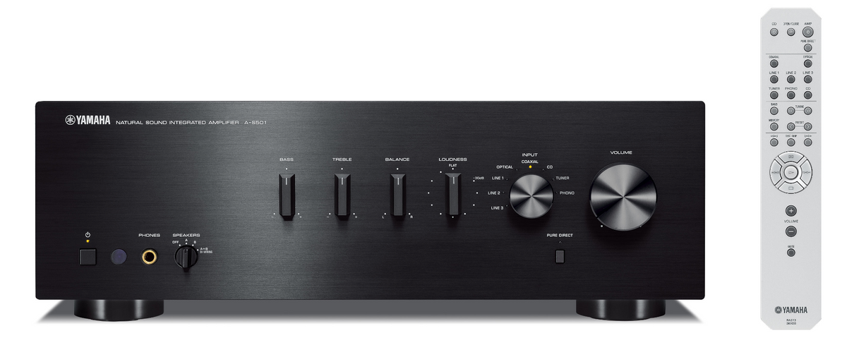 Yamaha A-S501 Stereo Amplifier + Dali Oberon 1 Bookshelf Speakers