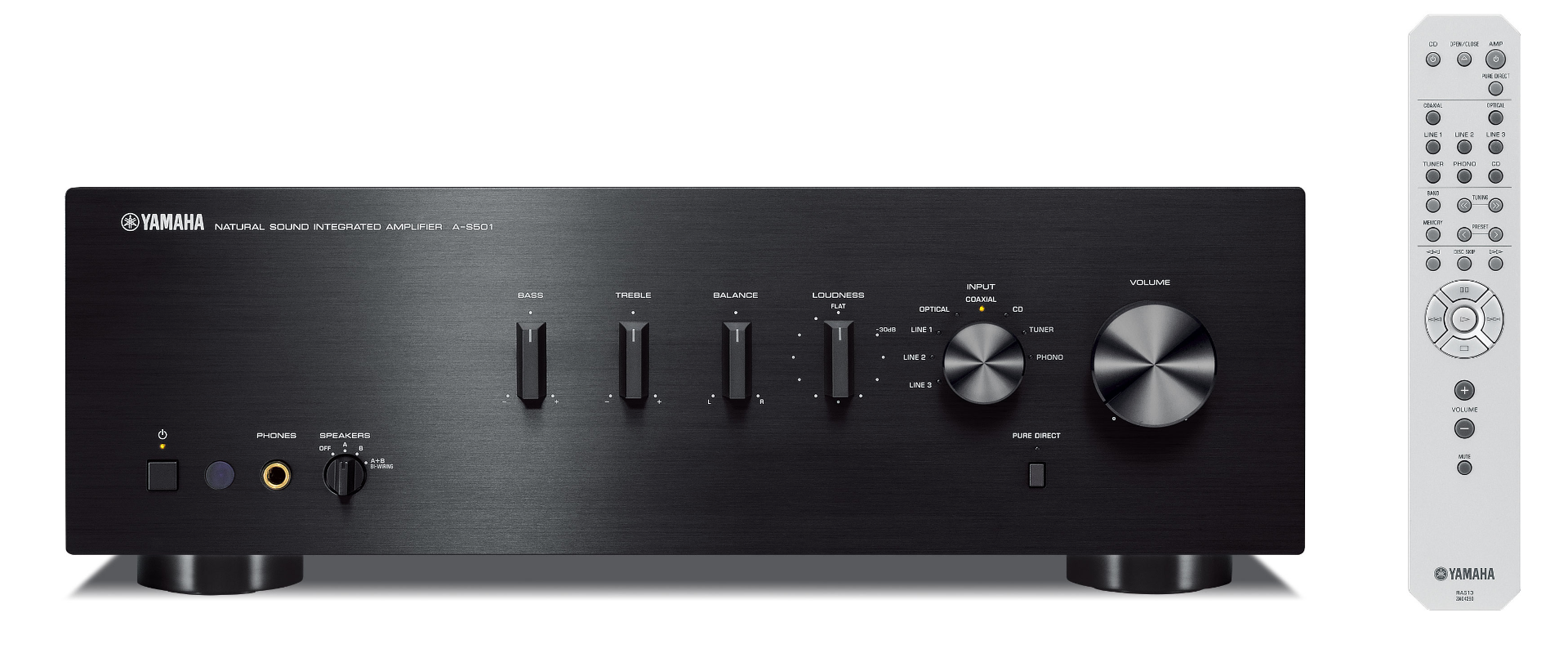 Yamaha A-S501 Stereo Amplifier + Dali Oberon 1 Bookshelf Speakers