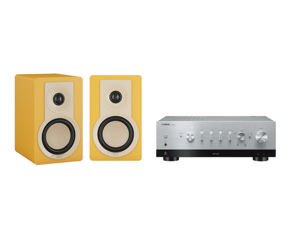Yamaha R-N1000A Hi-Fi Network Receiver Amplifier + Dali Kupid Speakers Package and 5 metres Classic 79 Strand
