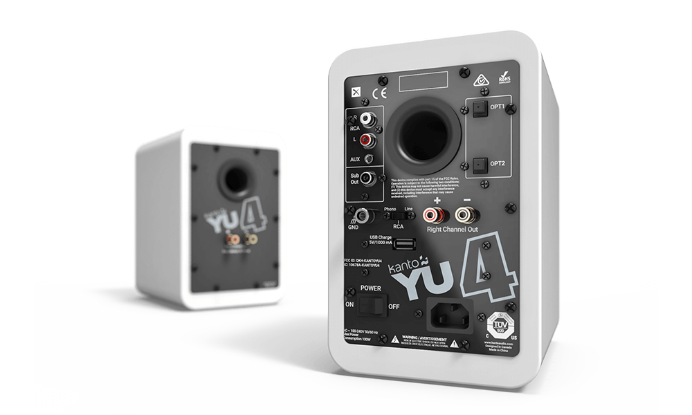 Kanto Audio YU4 - Powered Speakers - Matte White