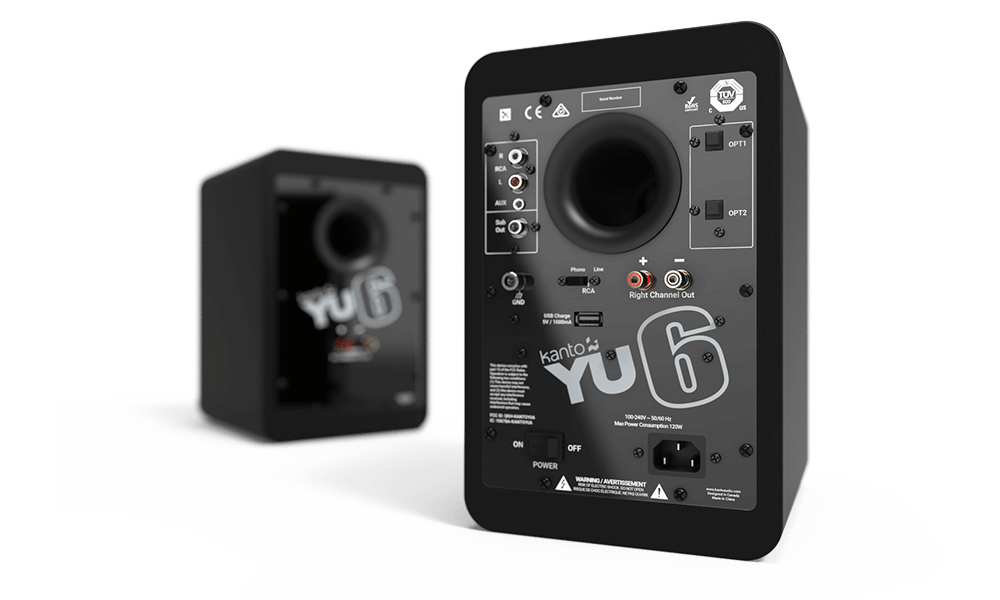 Kanto Audio YU6 - Powered Speakers - Matte Black