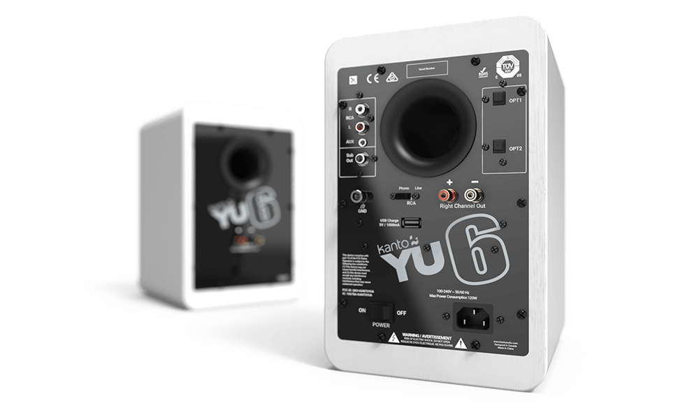 Kanto Audio YU6 - Powered Speakers - Matte White