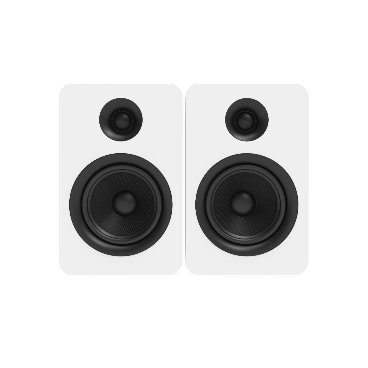 Pro-Ject Juke Box E All-in-one Bluetooth Turntable + Kanto YU Passive 6 Bundle in White